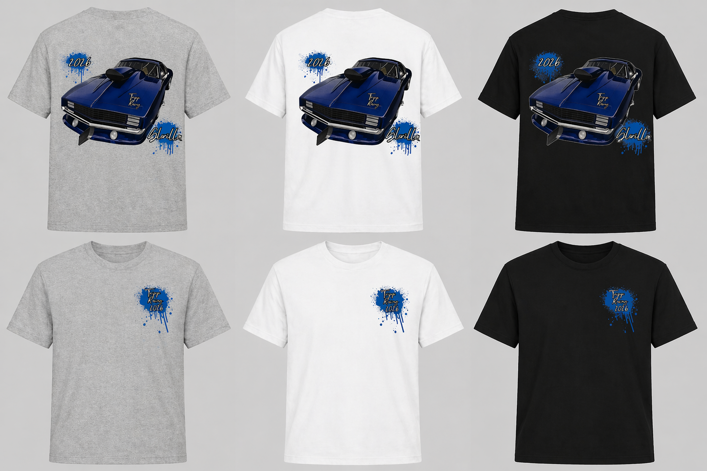 Custom short sleeve DTF(front/back options)