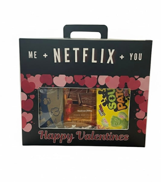 Editable Netflix Inspired treat box